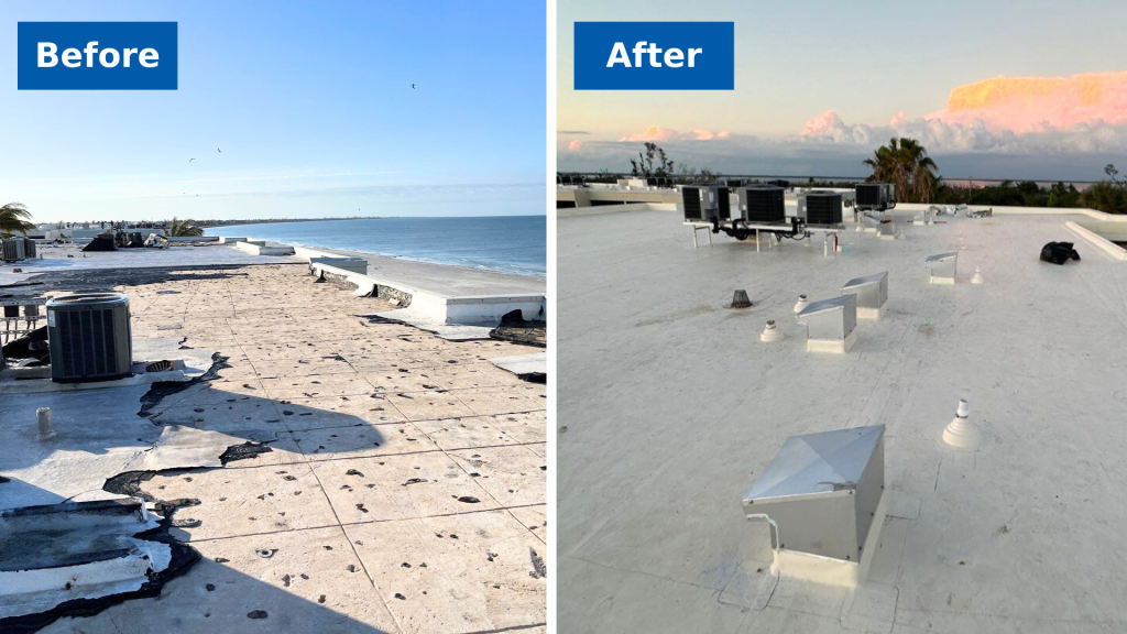 our national roofing division provides expert Roof Replacement and roof repair services