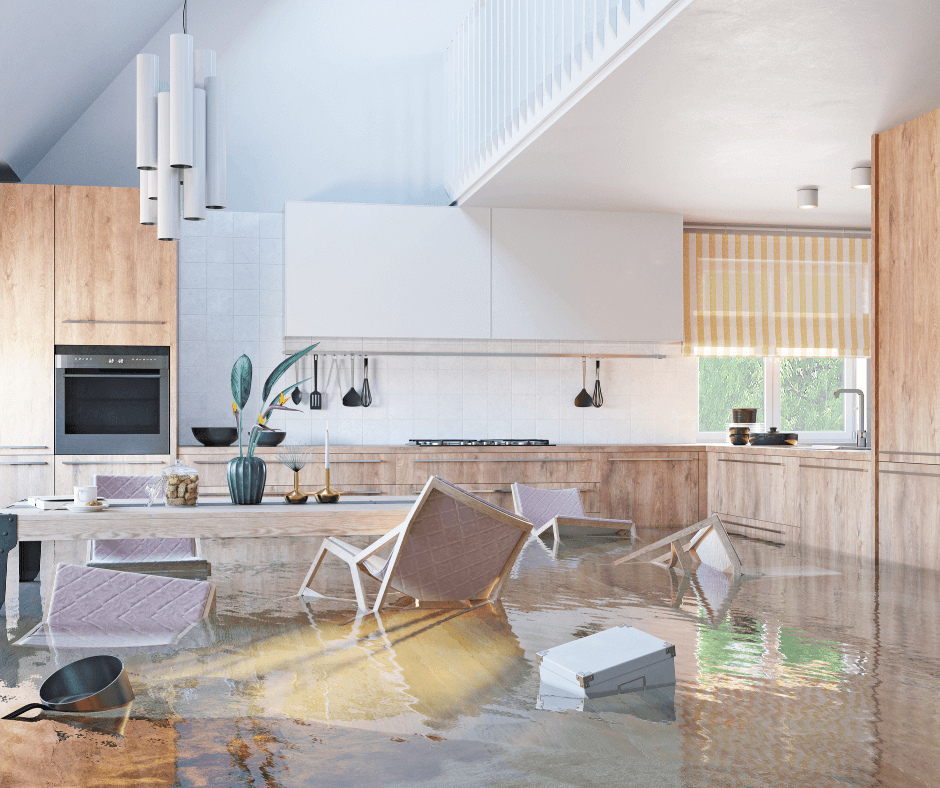 flooded apartment