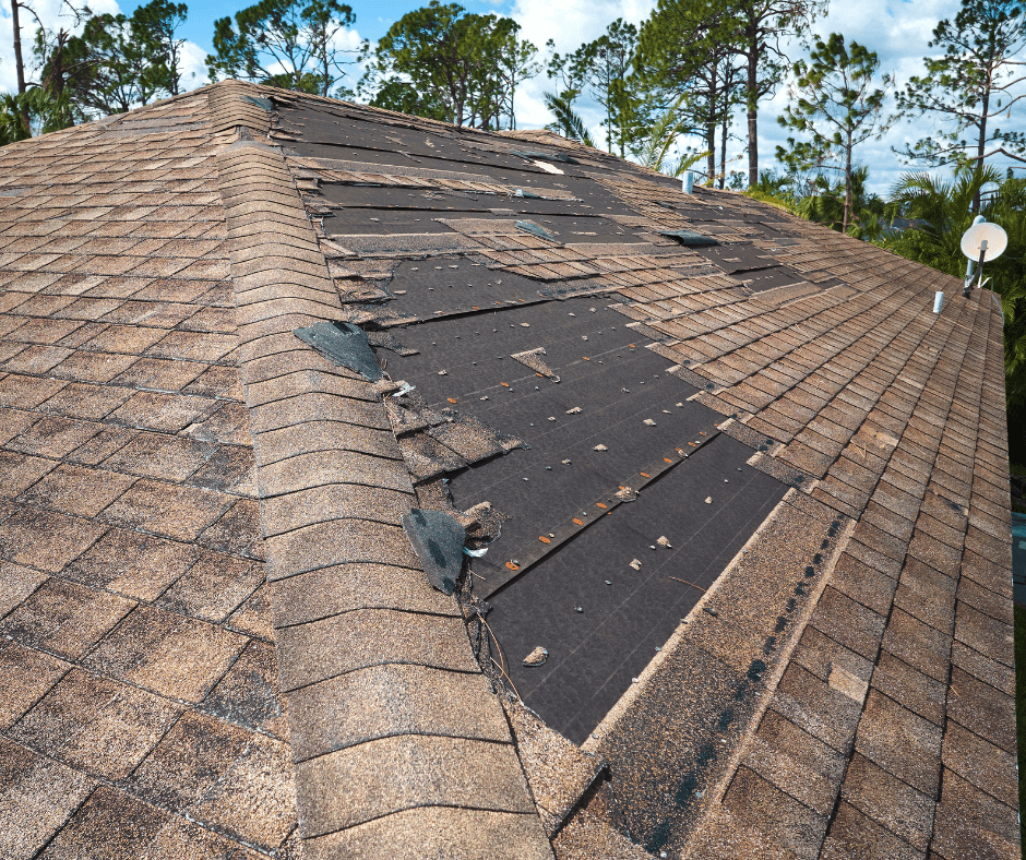 roof water damage