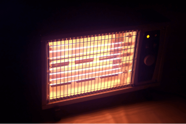 space heater fire