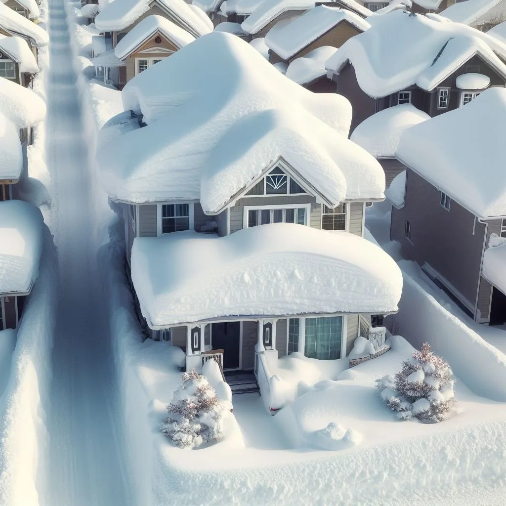 winter roof damage